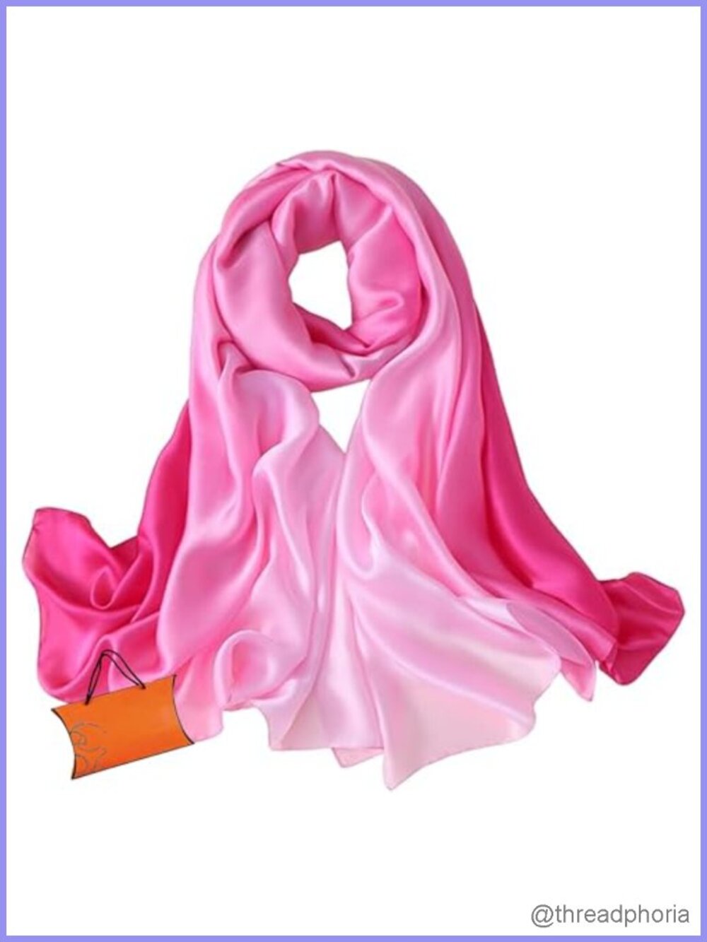 Long Silk Feeling Scarf Oversized Shawl Wrap Lightweight